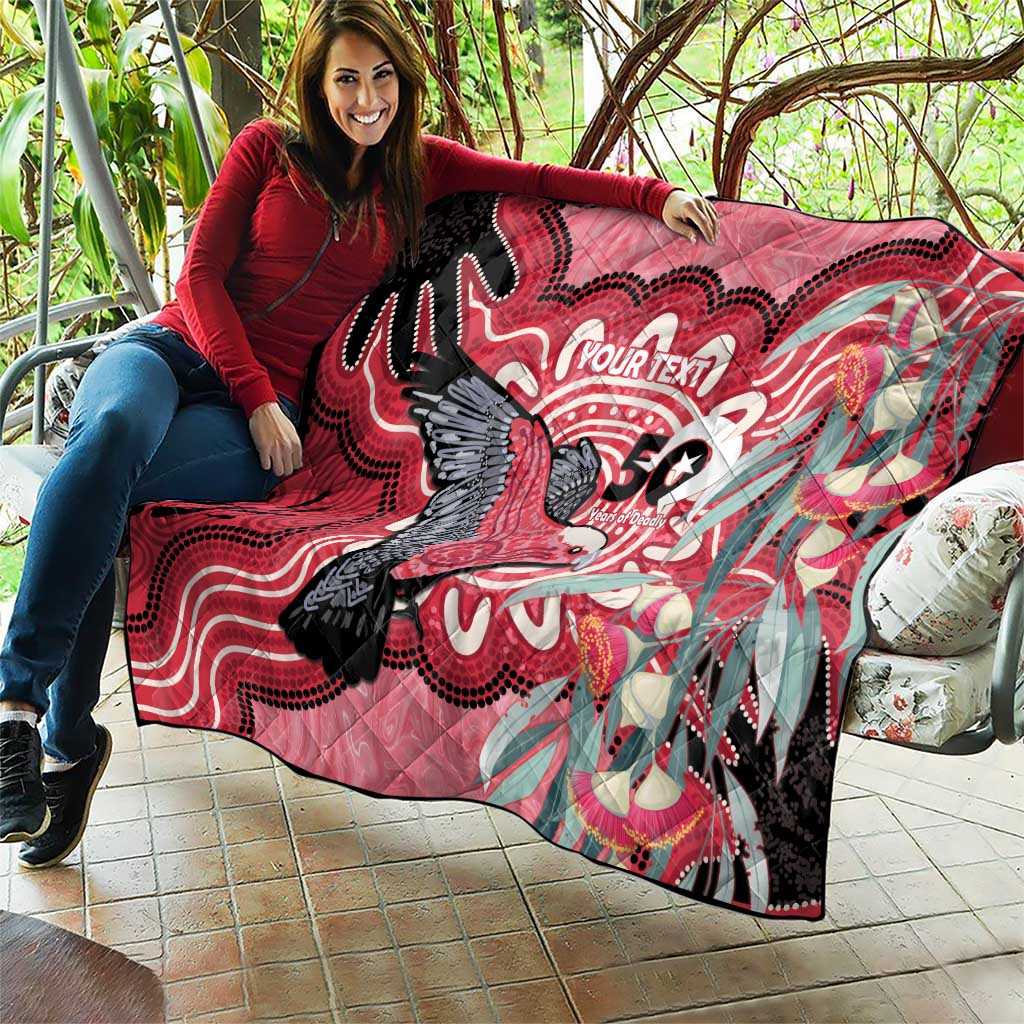 Personalised Australia Galah NAIDOC Week 2026 Quilt 50 Years of Deadly Aboriginal Art