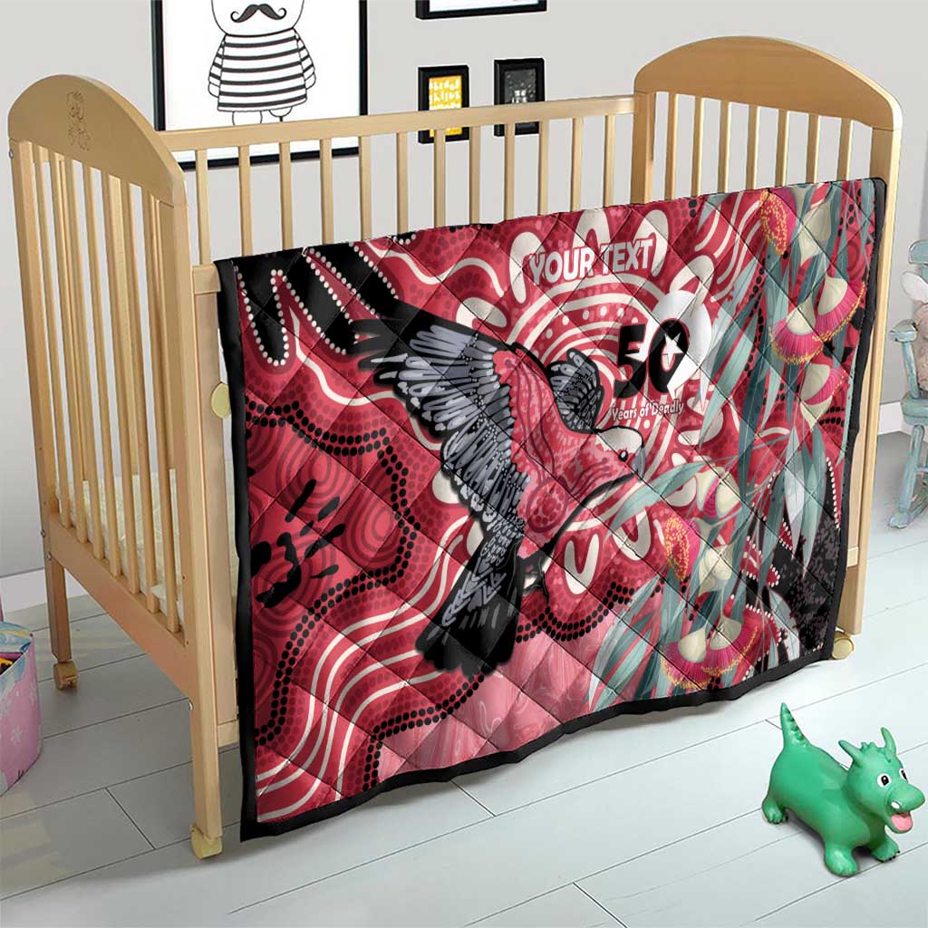 Personalised Australia Galah NAIDOC Week 2026 Quilt 50 Years of Deadly Aboriginal Art
