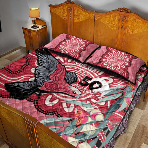 Personalised Australia Galah NAIDOC Week 2026 Quilt Bed Set 50 Years of Deadly Aboriginal Art