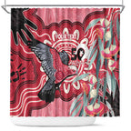 Personalised Australia Galah NAIDOC Week 2026 Shower Curtain 50 Years of Deadly Aboriginal Art