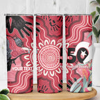 Personalised Australia Galah NAIDOC Week 2026 Skinny Tumbler 50 Years of Deadly Aboriginal Art