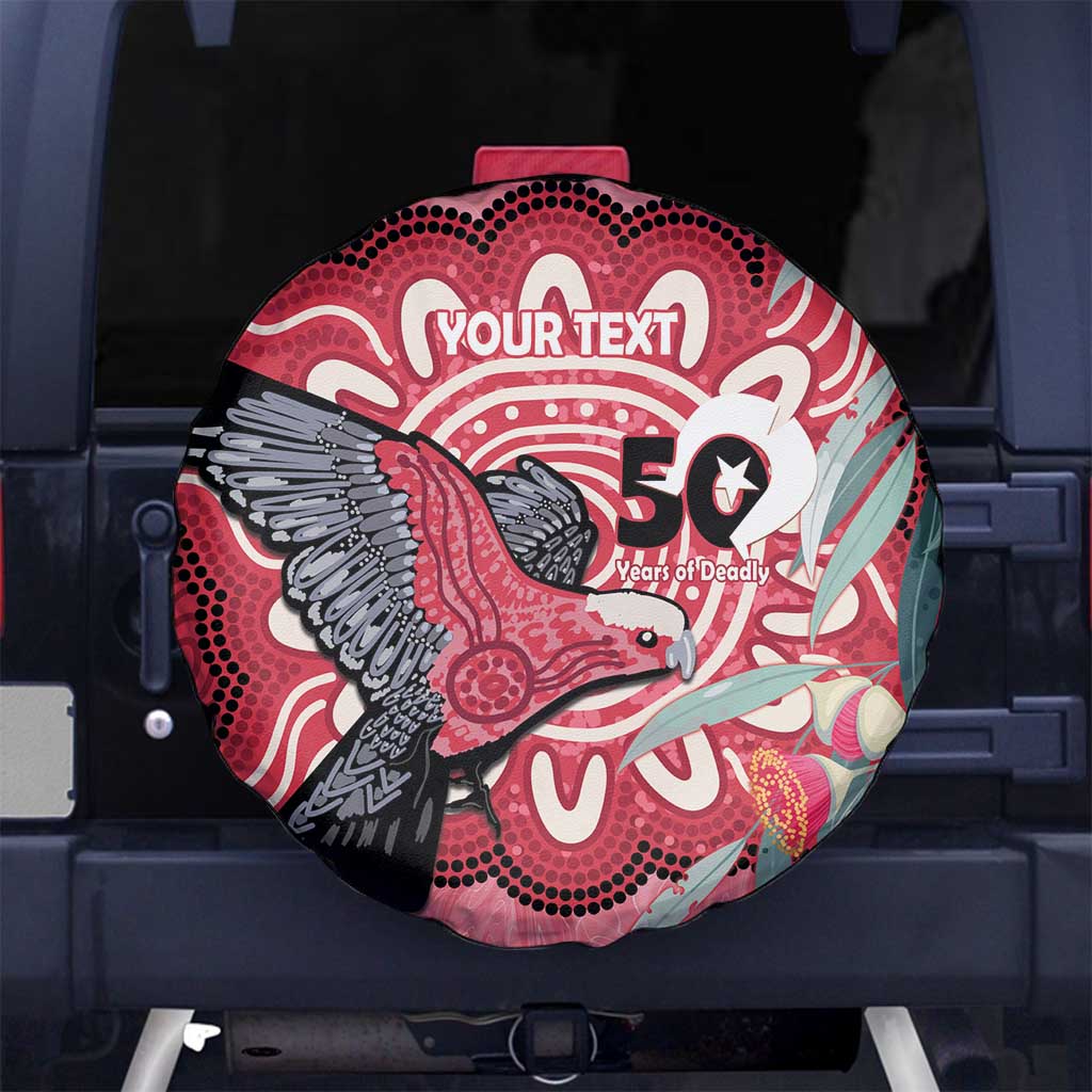 Personalised Australia Galah NAIDOC Week 2026 Spare Tire Cover 50 Years of Deadly Aboriginal Art