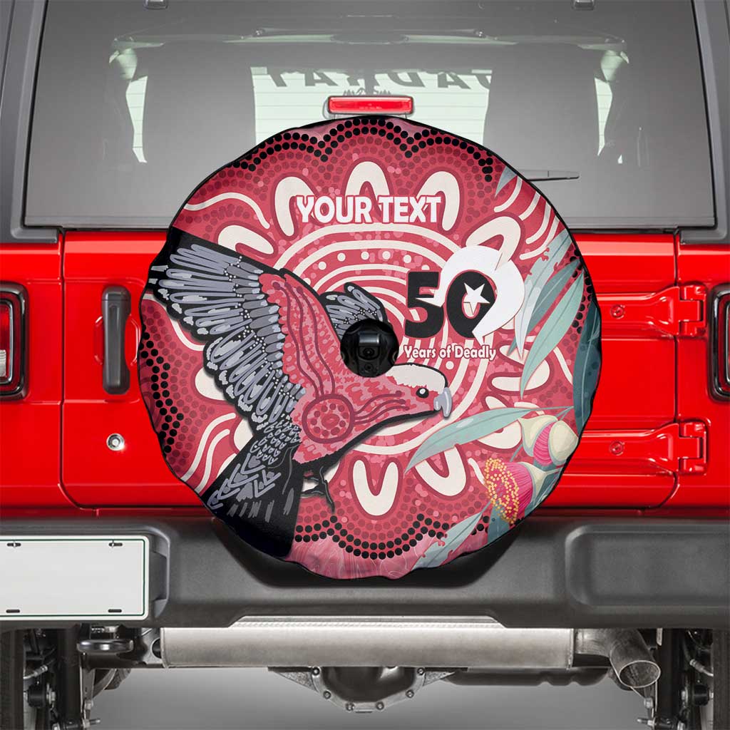 Personalised Australia Galah NAIDOC Week 2026 Spare Tire Cover 50 Years of Deadly Aboriginal Art