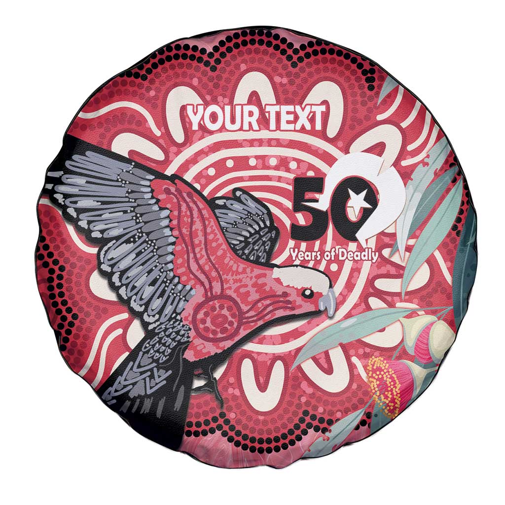 Personalised Australia Galah NAIDOC Week 2026 Spare Tire Cover 50 Years of Deadly Aboriginal Art