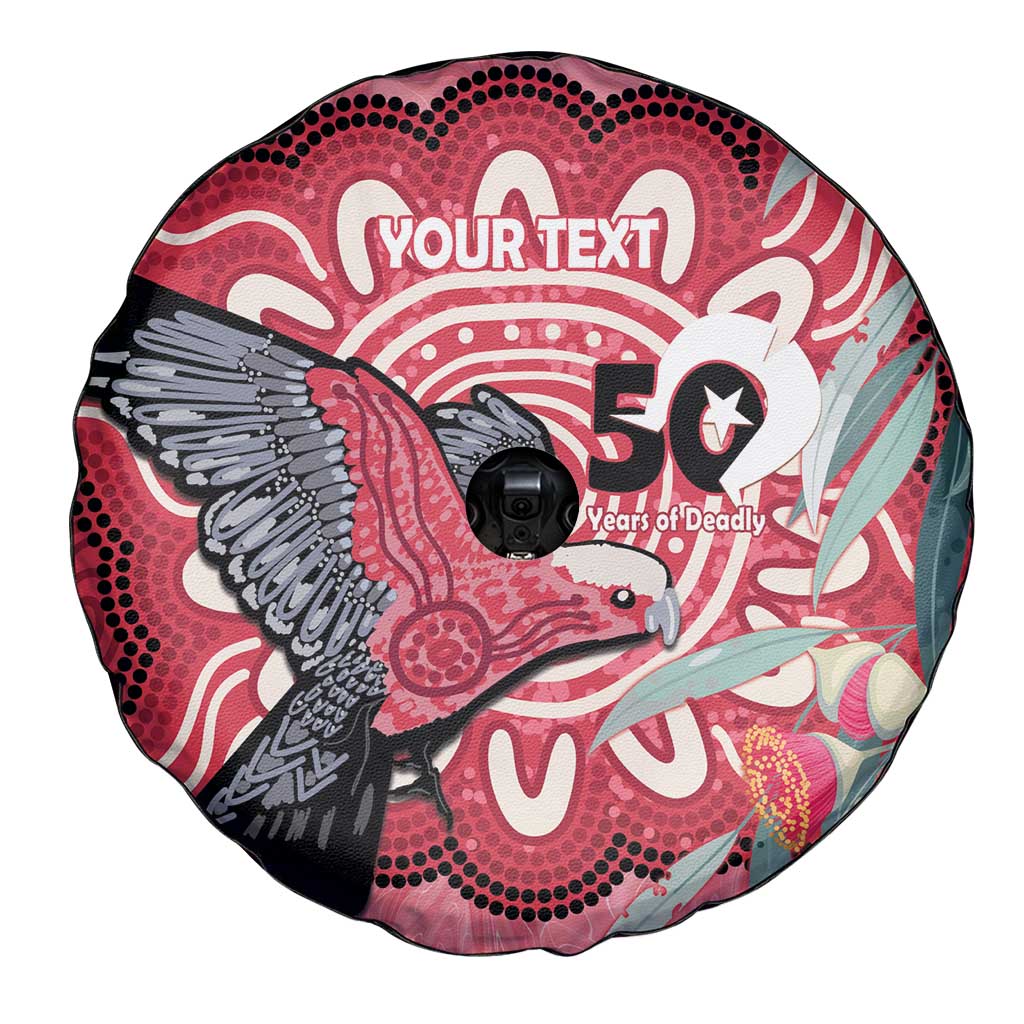 Personalised Australia Galah NAIDOC Week 2026 Spare Tire Cover 50 Years of Deadly Aboriginal Art