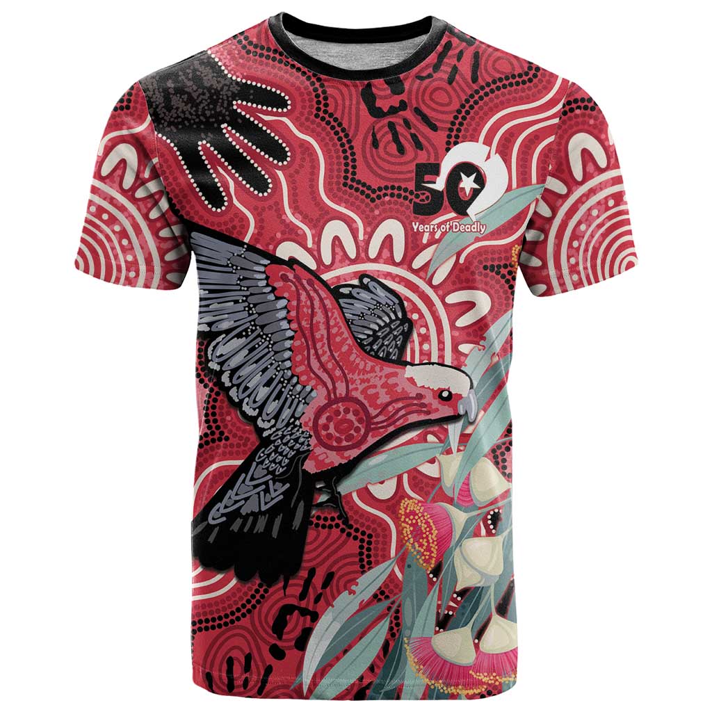 Personalised Australia Galah NAIDOC Week 2026 T Shirt 50 Years of Deadly Aboriginal Art