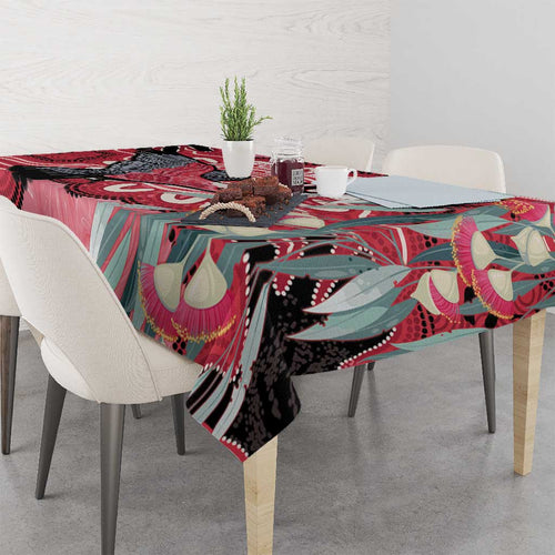 Personalised Australia Galah NAIDOC Week 2026 Tablecloth 50 Years of Deadly Aboriginal Art
