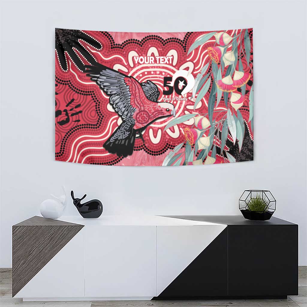 Personalised Australia Galah NAIDOC Week 2026 Tapestry 50 Years of Deadly Aboriginal Art