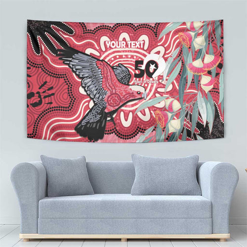 Personalised Australia Galah NAIDOC Week 2026 Tapestry 50 Years of Deadly Aboriginal Art