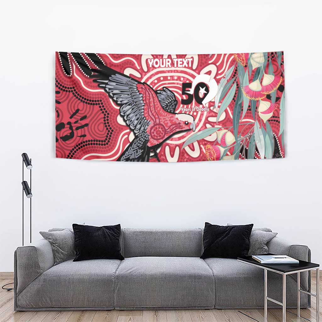 Personalised Australia Galah NAIDOC Week 2026 Tapestry 50 Years of Deadly Aboriginal Art