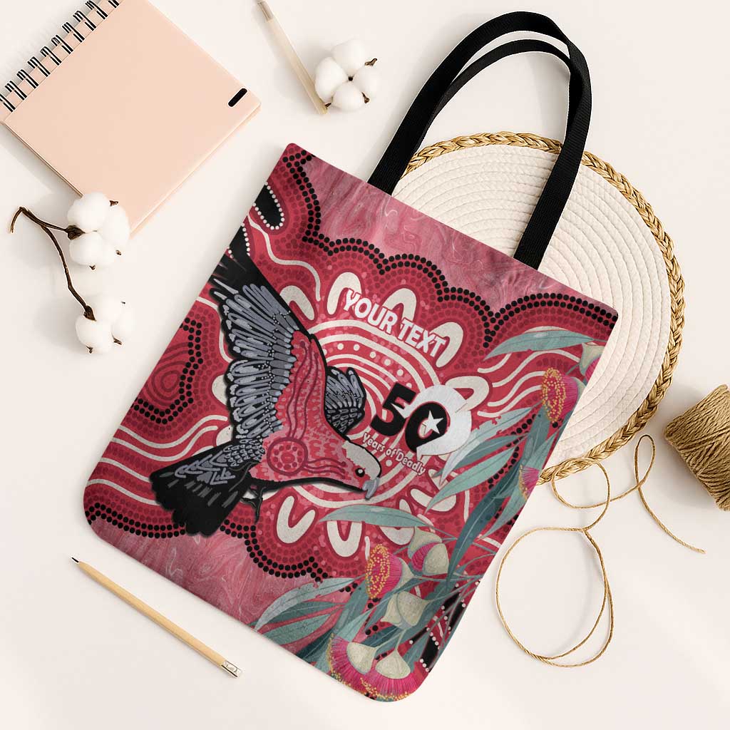 Personalised Australia Galah NAIDOC Week 2026 Tote Bag 50 Years of Deadly Aboriginal Art