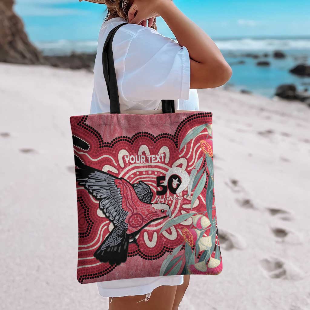 Personalised Australia Galah NAIDOC Week 2026 Tote Bag 50 Years of Deadly Aboriginal Art