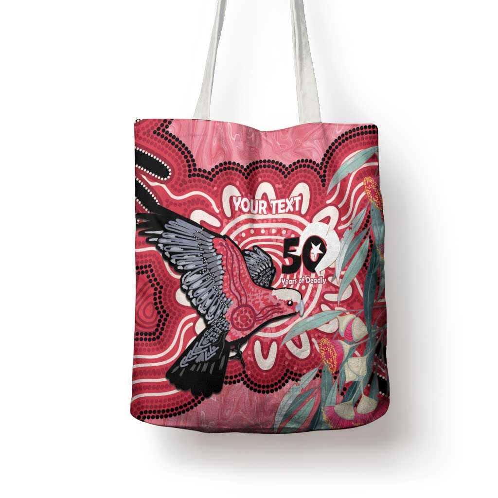 Personalised Australia Galah NAIDOC Week 2026 Tote Bag 50 Years of Deadly Aboriginal Art