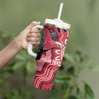 Personalised Australia Galah NAIDOC Week 2026 Tumbler With Handle 50 Years of Deadly Aboriginal Art