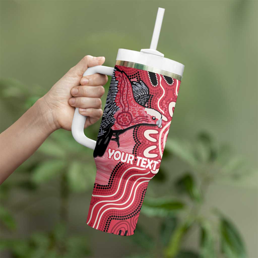 Personalised Australia Galah NAIDOC Week 2026 Tumbler With Handle 50 Years of Deadly Aboriginal Art