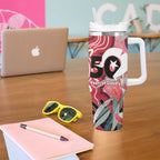 Personalised Australia Galah NAIDOC Week 2026 Tumbler With Handle 50 Years of Deadly Aboriginal Art