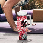 Personalised Australia Galah NAIDOC Week 2026 Tumbler With Handle 50 Years of Deadly Aboriginal Art