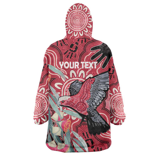 Personalised Australia Galah NAIDOC Week 2026 Wearable Blanket Hoodie 50 Years of Deadly Aboriginal Art