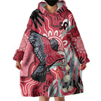 Personalised Australia Galah NAIDOC Week 2026 Wearable Blanket Hoodie 50 Years of Deadly Aboriginal Art