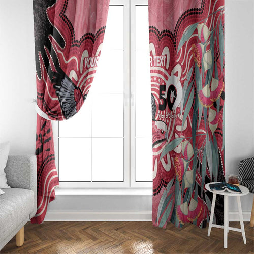 Personalised Australia Galah NAIDOC Week 2026 Window Curtain 50 Years of Deadly Aboriginal Art