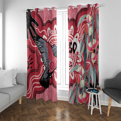 Personalised Australia Galah NAIDOC Week 2026 Window Curtain 50 Years of Deadly Aboriginal Art