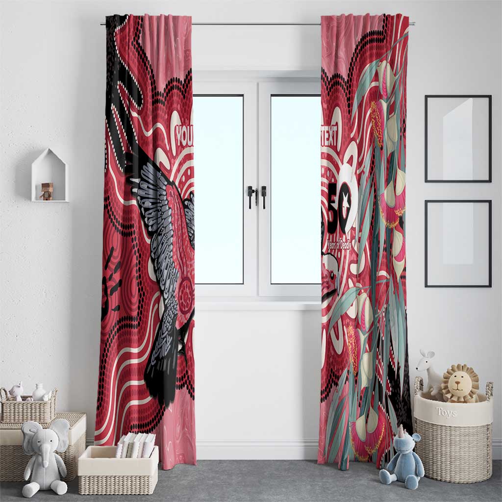 Personalised Australia Galah NAIDOC Week 2026 Window Curtain 50 Years of Deadly Aboriginal Art