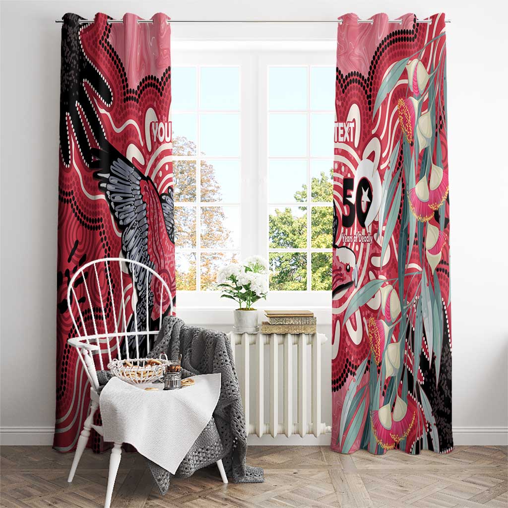 Personalised Australia Galah NAIDOC Week 2026 Window Curtain 50 Years of Deadly Aboriginal Art