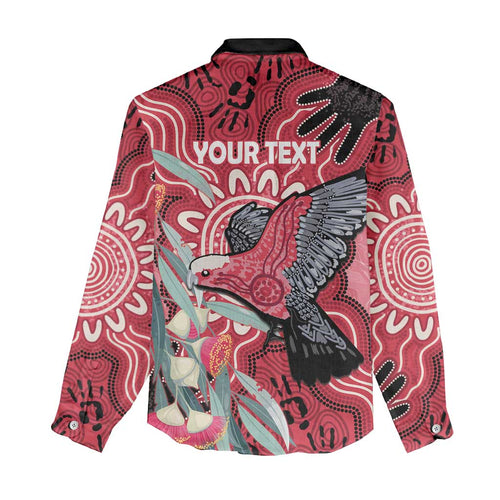 Personalised Australia Galah NAIDOC Week 2026 Women Casual Shirt 50 Years of Deadly Aboriginal Art