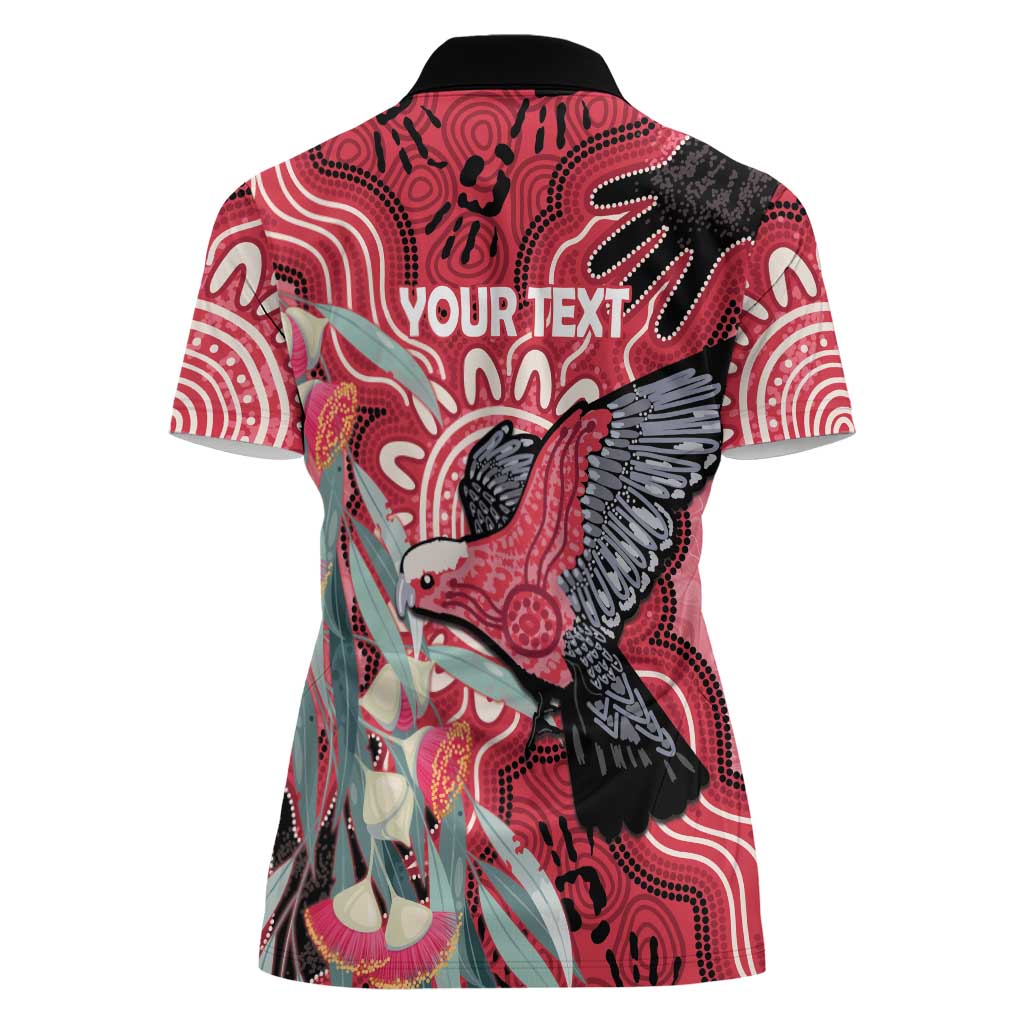 Personalised Australia Galah NAIDOC Week 2026 Women Polo Shirt 50 Years of Deadly Aboriginal Art