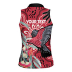 Personalised Australia Galah NAIDOC Week 2026 Women Sleeveless Polo Shirt 50 Years of Deadly Aboriginal Art