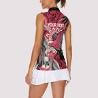 Personalised Australia Galah NAIDOC Week 2026 Women Sleeveless Polo Shirt 50 Years of Deadly Aboriginal Art