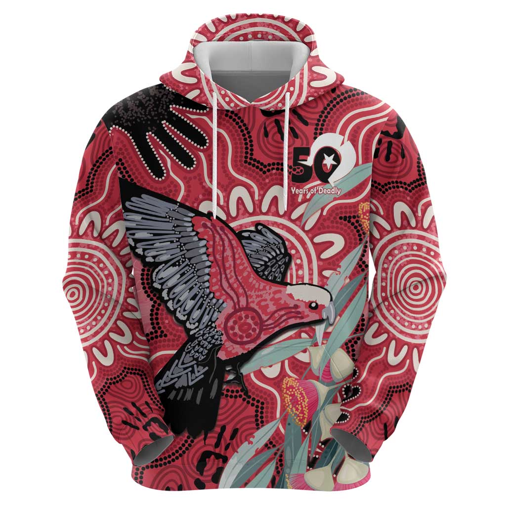 Personalised Australia Galah NAIDOC Week 2026 Zip Hoodie 50 Years of Deadly Aboriginal Art