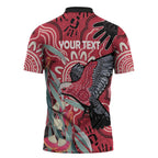 Personalised Australia Galah NAIDOC Week 2026 Zipper Polo Shirt 50 Years of Deadly Aboriginal Art