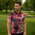 Personalised Australia Galah NAIDOC Week 2026 Zipper Polo Shirt 50 Years of Deadly Aboriginal Art