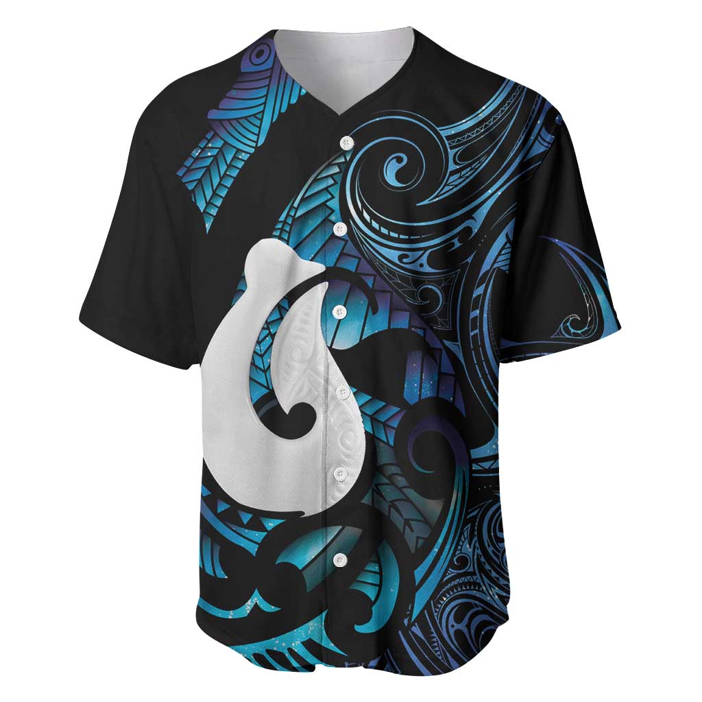 Hei Matau New Zealand Matariki Baseball Jersey NZ Fish Hook Maori Art