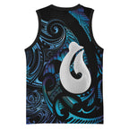 Hei Matau New Zealand Matariki Basketball Jersey NZ Fish Hook Maori Art