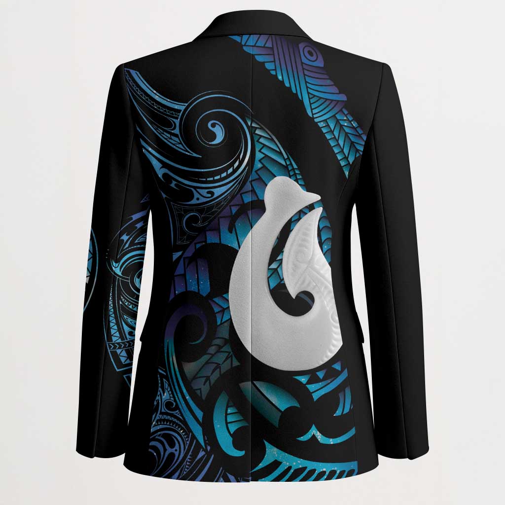 Hei Matau New Zealand Matariki Blazer NZ Fish Hook Maori Art