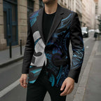 Hei Matau New Zealand Matariki Blazer NZ Fish Hook Maori Art