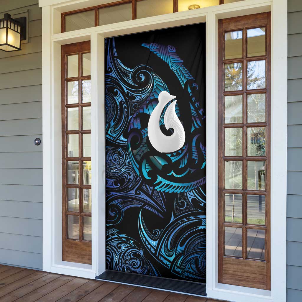 Hei Matau New Zealand Matariki Door Cover NZ Fish Hook Maori Art