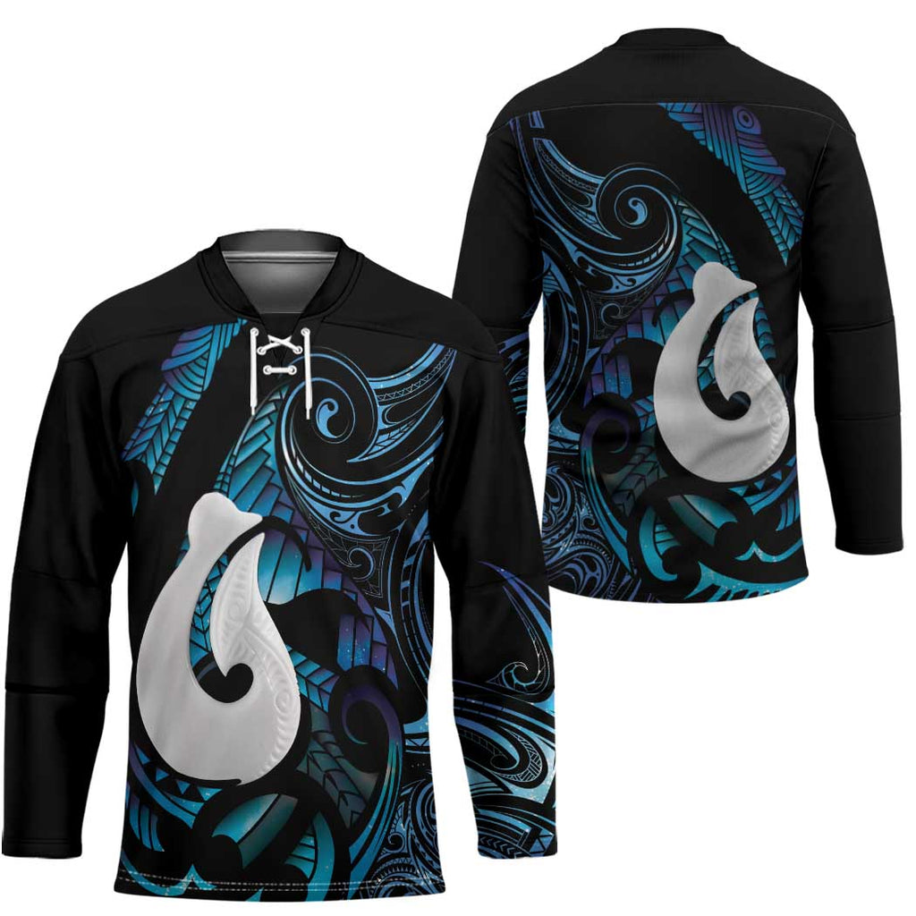 Hei Matau New Zealand Matariki Hockey Jersey NZ Fish Hook Maori Art