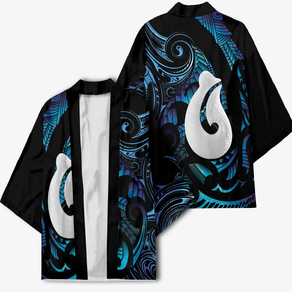 Hei Matau New Zealand Matariki Kimono NZ Fish Hook Maori Art