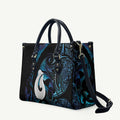 Hei Matau New Zealand Matariki Leather Bag NZ Fish Hook Maori Art