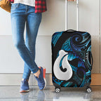 Hei Matau New Zealand Matariki Luggage Cover NZ Fish Hook Maori Art