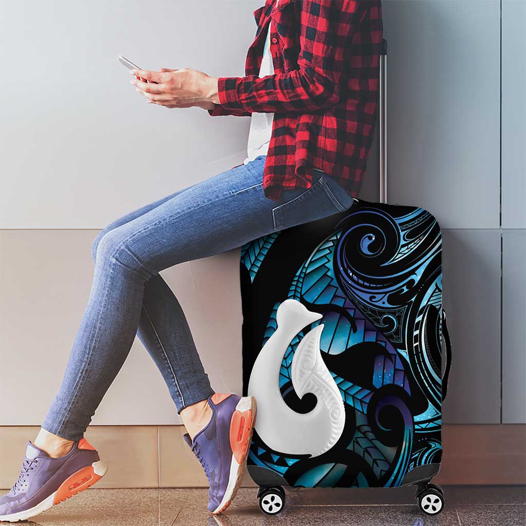 Hei Matau New Zealand Matariki Luggage Cover NZ Fish Hook Maori Art