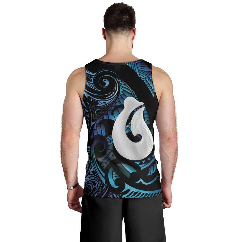 Hei Matau New Zealand Matariki Men Tank Top NZ Fish Hook Maori Art