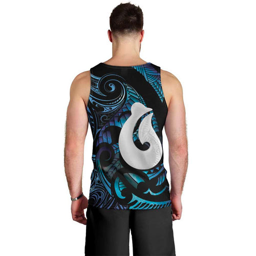Hei Matau New Zealand Matariki Men Tank Top NZ Fish Hook Maori Art