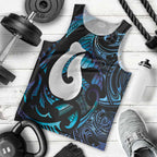 Hei Matau New Zealand Matariki Men Tank Top NZ Fish Hook Maori Art