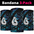 Hei Matau New Zealand Matariki Neck Gaiter NZ Fish Hook Maori Art