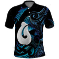 Hei Matau New Zealand Matariki Polo Shirt NZ Fish Hook Maori Art