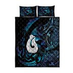 Hei Matau New Zealand Matariki Quilt Bed Set NZ Fish Hook Maori Art
